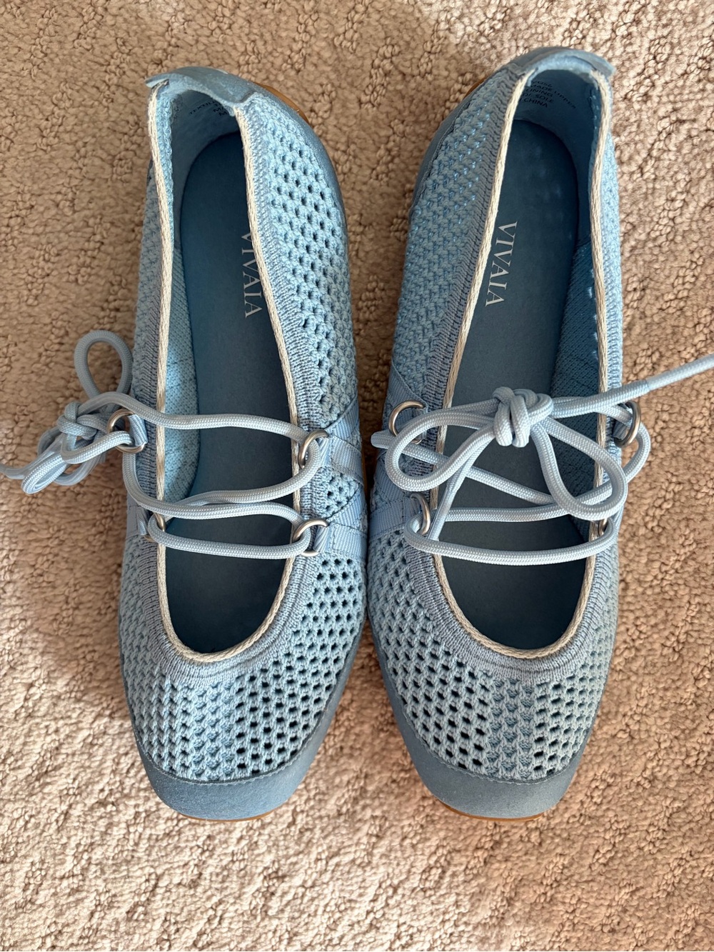 Vivaia Blue Hybrid Mary Jane Sneakers - Picture 4 of 4